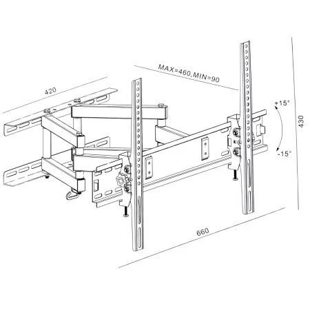SUPPORT TV TVS917 26"-85"