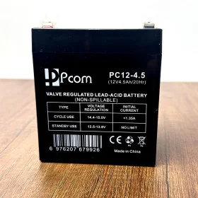 Batterie Plomb-Acide à Cycle Profond PCOM 12V4.5A