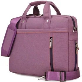 Sacoche pour ordinateur portable avec bandoulière, résistante aux chocs, compatible avec les PC jusqu’à 13 pouces – Violet.