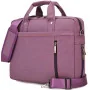 Sacoche pour ordinateur portable avec bandoulière, résistante aux chocs, compatible avec les PC jusqu’à 13 pouces – Violet.