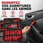 Kit professionnel de demontage garnitures automobile avec mallette