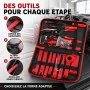 Kit professionnel de demontage garnitures automobile avec mallette