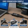 Adaptateur Mini USB 3 0 vers HDMI pour Windows et Mac