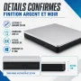 Graveur DVD externe ultra fin USB 3 0 vitesse 8X pour Windows 10 et Mac