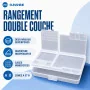 Boite de rangement double couche SUNSHINE SS 001A Pro pour reparation mobile