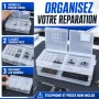 Boite de rangement double couche SUNSHINE SS 001A Pro pour reparation mobile