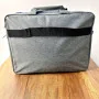 Sacoche pour PC portable avec bandoulière anti-chocs – Bleu/Gris
