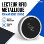 Contrôle d'accès Lecteur de carte RFID métallique rond 125 kHz pour système de contrôle d’accès MT-CA63