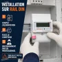 Compteur Electrique ENERGICAL ESM Rail DIN 230V 80A