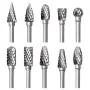 Carbide Rotary Burr one cut 1/8" Shank set 3*6