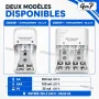 Chargeur de piles Standard AA AAA et 9V pour 2 ou 4 Piles