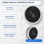 Lecteur RFID Mifare 13.56 MHz Metallique Rond IP66 MT-CA63