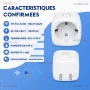 Prise intelligente AVEL WiFi avec suivi de consommation