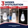 Lampe LED de secours rechargeable Z 727 20W E27 avec batteries