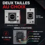Bouton de sortie infrarouge TAIM sans contact en 2 tailles