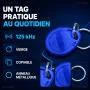 Tag RFID 125 kHz vierge copiable avec porte cles