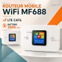 MODEM 4G/5G + BATTERIE E150/E160/MF688/M9S CAT6 3000 mAh Type C