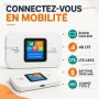 MODEM 4G/5G + BATTERIE E150/E160/MF688/M9S CAT6 3000 mAh Type C