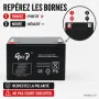 Batterie Plomb Acide GOOP 12V 12Ah Cycle Profond