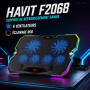 Support de Refroidissement pour PC Portable Gamer Havit F2068 - Ventilation Puissante, Design Ergonomique