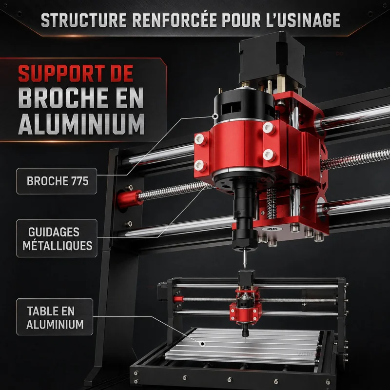 CNC Routeur ANYTOOL AT3018 ProMax – Haute Qualité pour Gravure et Découpe de Précision
