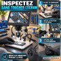 Microscope AXS-DM9 avec écran HD 7\" jusqu'à 12MP 1200X (focus range 10-40mm) avec 2 LEDs