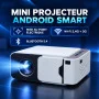 Mini Projecteur Android Smart WiFi 2 4G 5G Bluetooth 5 4 Focus Electrique 200 Pouces