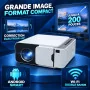 Mini Projecteur Android Smart WiFi 2 4G 5G Bluetooth 5 4 Focus Electrique 200 Pouces