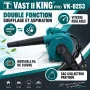 Souffleur Aspirateur Electrique Vast II KING PRO VK 8253 Vitesse Reglable