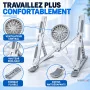 Support PC Portable Pliable Avec Ventilateur Central