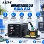 Station de Soudage AIDA A12 75W Temperature Reglable 180 a 480C
