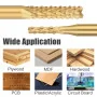 3.175 6mm PCB Milling Cutter Set 10pcs 0.5-3.175mm