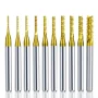 3.175 6mm PCB Milling Cutter Set 10pcs 0.5-3.175mm