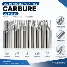 Carbide Rotary M3.0 (10 models) 20pcs/Kit