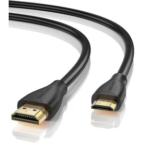 Cable Mini HDMI vers HDMI Compatible Appareils Photo, Caméscopes, PC Portables, Cartes Graphiques, TV HD et Tablettes