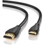 Cable Mini HDMI vers HDMI Compatible Appareils Photo, Caméscopes, PC Portables, Cartes Graphiques, TV HD et Tablettes