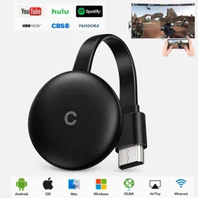 oogle Chromecast 3eme Génération Full HD 1080p – Lecteur Multimédia WiFi pour TV
