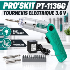 Tournevis Électrique PT-1136G Haute Précision