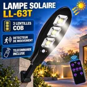 Lampe Solaire Exterieure LL 63T Avec Telecommande