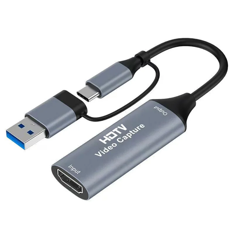 Carte de Capture Vidéo 4K HDMI vers USB ET Type-C 2EN1 STANDARD