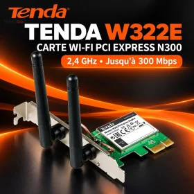 Carte WiFi PCI Express Tenda W322E N300
