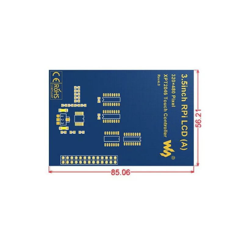 شاشة LCD مقاس 3.5 بوصة لـ Raspberry PI 480 * 320mm