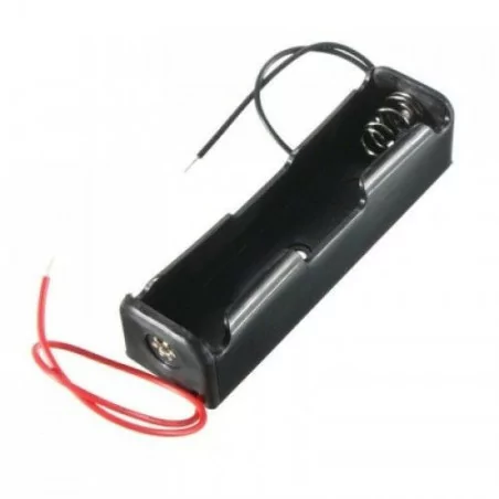 1X18650 battery box with cable lithium battery 3.7V
