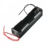 1X18650 battery box with cable lithium battery 3.7V