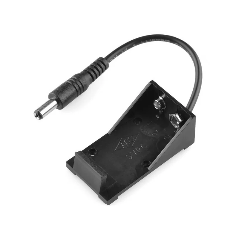 9V Battery Box Holder, Wire, DC Plug 5.5 x 2.1mm
