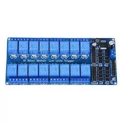 5V 16 channel relay module with Optocoupler(Blue Board)