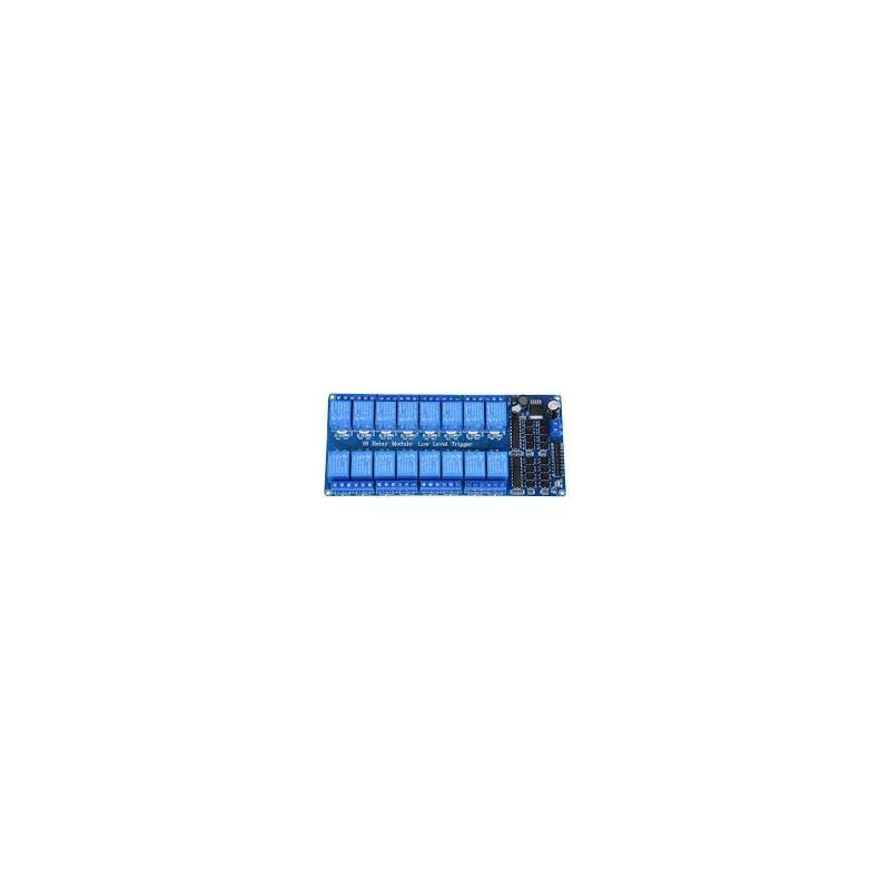 5V 16 channel relay module with Optocoupler(Blue Board)