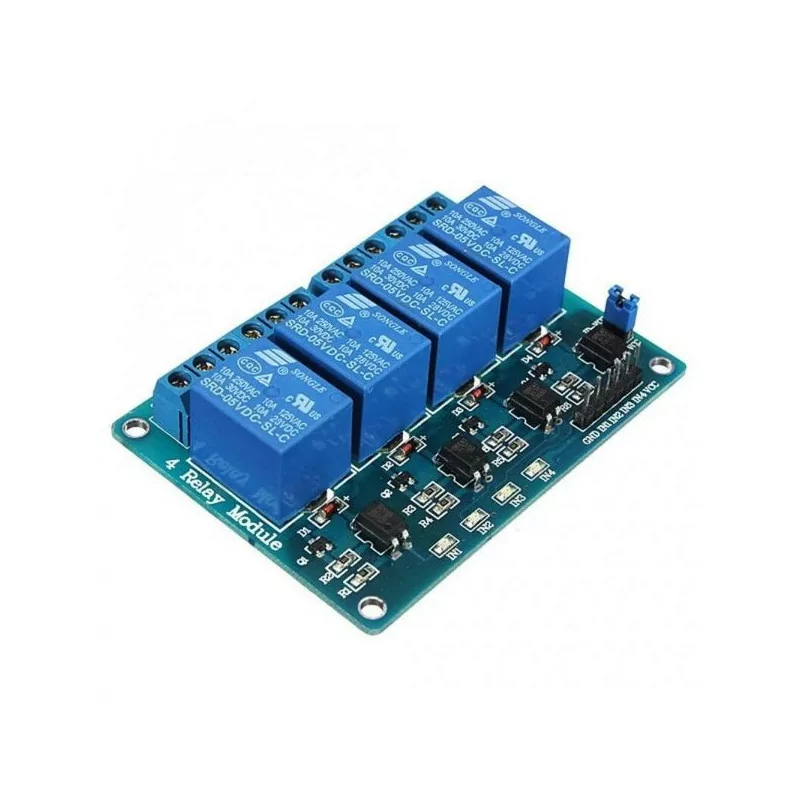 4 Channel Relay Module with Light Coupling 5V/12v/24v