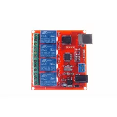 USB RELAIS 12V 4 CANAUX CONTRÔLE D'ORDINATEUR PROGRAMMABLE