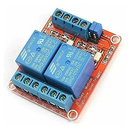 5V 2-Channel Relay Module with optocoupler Low Lever Trigger